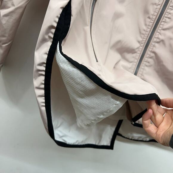 Calvin Klein Performance Pink Zip Up Hooded Lightweight Jacket Windbreaker Large - Picture 7 of 10